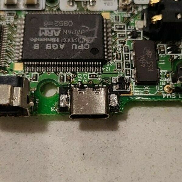 Gameboy Advance SP and DS Phat USBC (CHARGING ONLY) install by robot retro