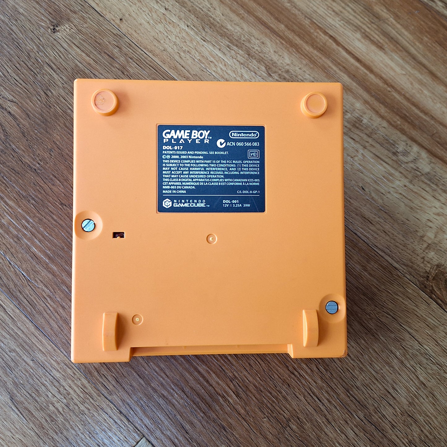 Gameboy Player Gamecube Spice Orange