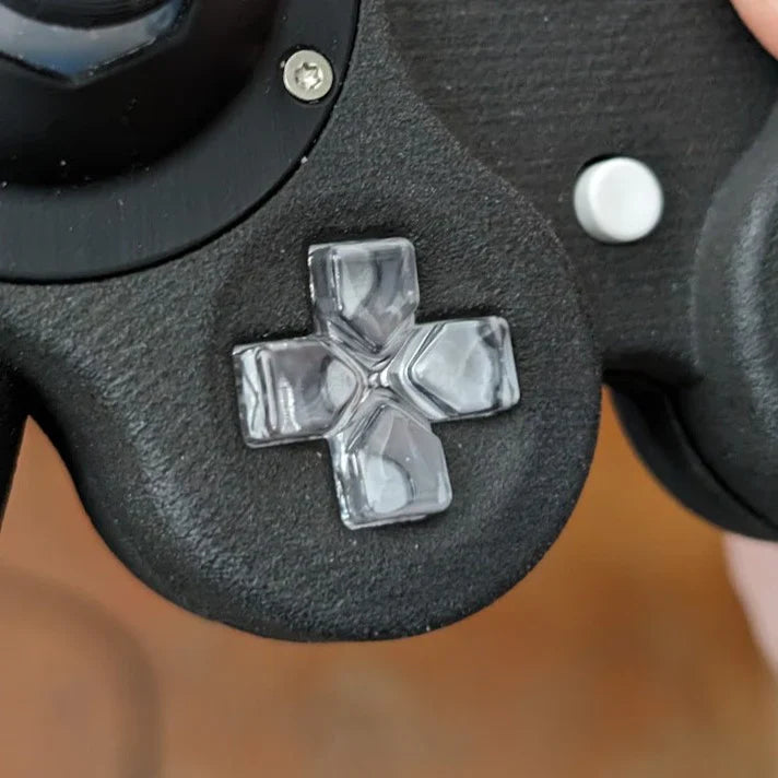 Split D Pad for Nintendo Gamecube Controller in clear