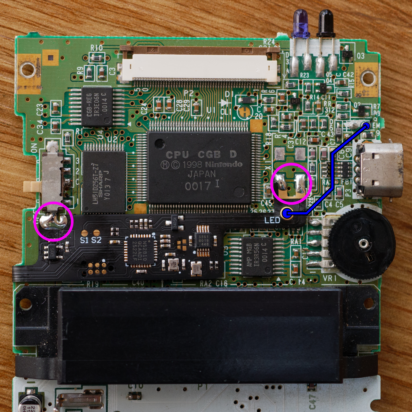 Gameboy Color Overclocker Flex
