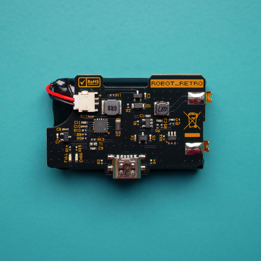 Gameboy Advance USBC Battery GBA robot retro